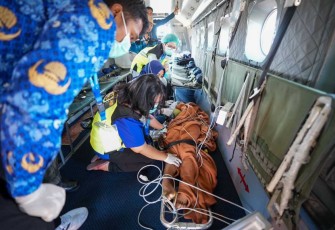 Evakuasi medis udara TNI AL