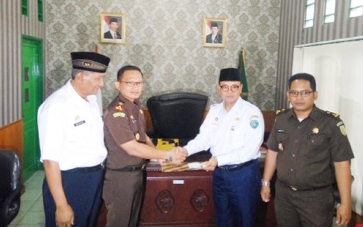 PDAM dan Kejari Jalin Kesepakatan Bidang Hukum, Rabu pagi (01/02/2017).