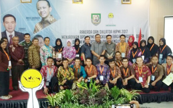 Rakerda BPD Himpunan Pengusaha Muda Indonesia(HIPMI) Provinsi Bengkulu, di Hotel Madelin, Lingkar Barat, Kota Bengkulu, Kamis (23/02).