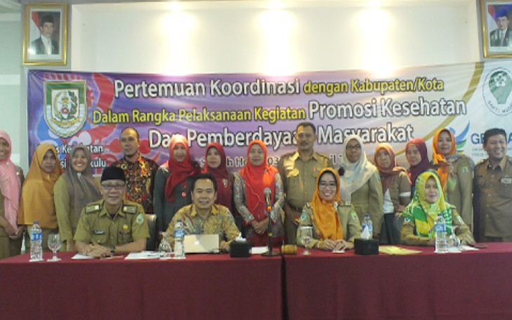Pertemuan Koordinasi Pelaksanaan Promkes dan Pemberdayaan Masyarakat, Senin (03/04/2017)