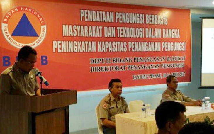BNPB Kembangkan Pendataan Pengungsi Berbasis Teknologi