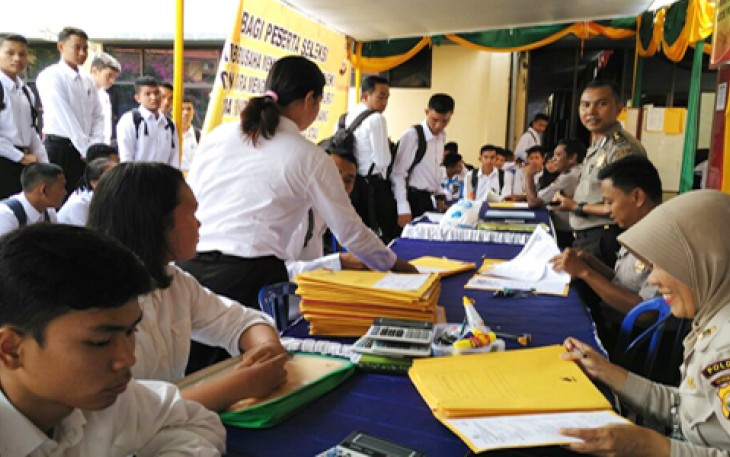 Pendaftaran anggota Polri di Mapolda Bengkulu
