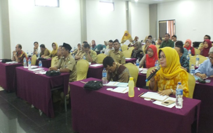 Pertemuan koordinasi pelaksanaan kegiatan Promosi Kesehatan (Promkes) dan Pemberdayaan Masyarakat, Senin (03/04/2017) di Hotel Splash Kota Bengkulu.