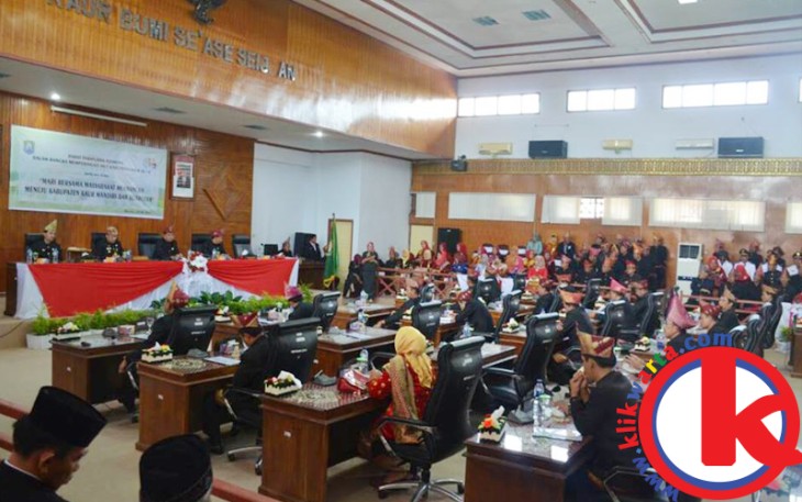 Rapat Paripurna Istimewa Peringatan Hari Ulang Tahun Kabupaten Kaur ke-14 tahun 2017, Selasa(23/5/2017).