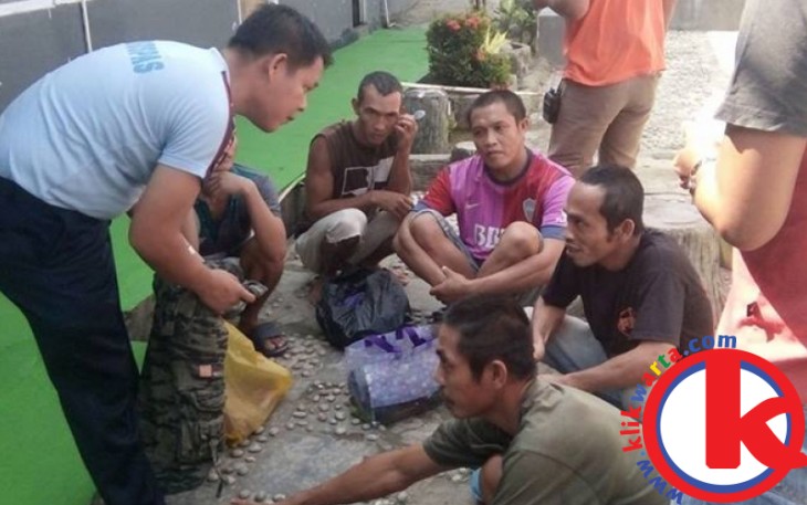Kelima tersangka pemerkosaan dan penganiayaan 
