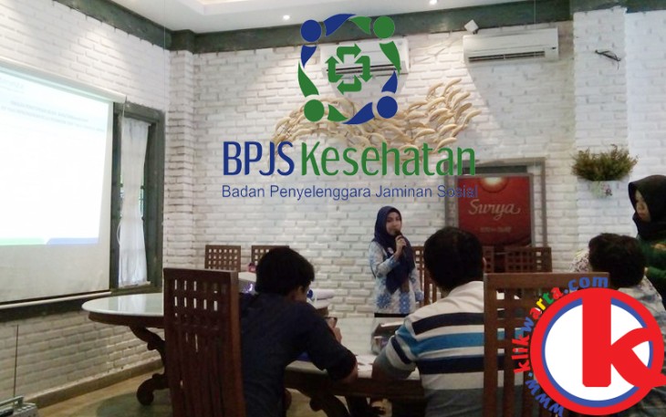 Media gathering BPJS Kesehatan Cabang Bengkulu dengan Wartawan, Selasa (23/05/2017).
