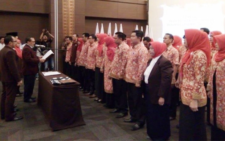 Pelantikan DPW PPNI Bengkulu, Rabu (10/05/2017) di Hotel Santika
