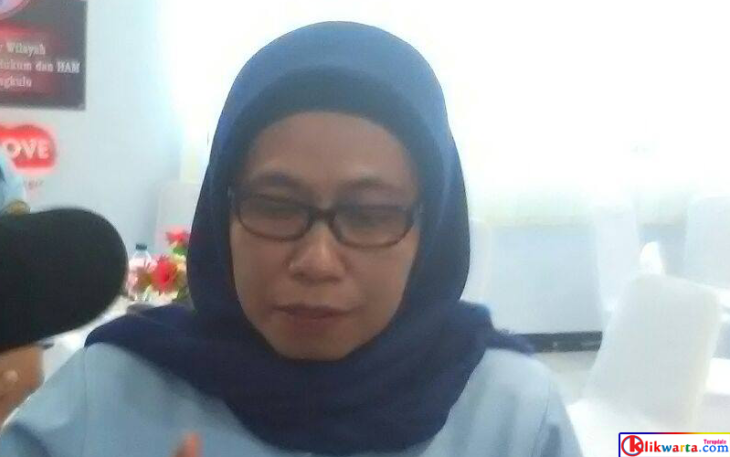 Isma, ketua panitia pendaftaran CPNS Kemenkumham Kantor Wilayah Provinsi Bengkulu