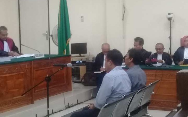 Saat sidang digelar di PN Tipikor Bengkulu 