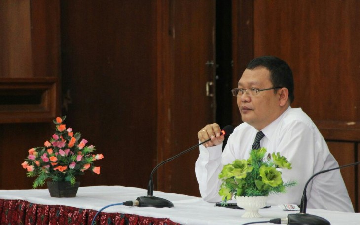 Kepala Perwakilan BPKP Provinsi Bengkulu Bram Brahmana saat 