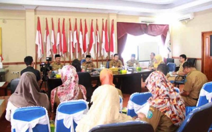 Walikota Helmi Hasan bersama Tim Direktorat Warisan dan Diplomasi Budaya,   Direktorat Jenderal Kebudayaan, Kementerian Pendidikan dan Kebudayaan
