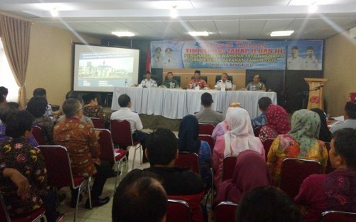 Tim Penilaian tahap II dan tahap III penghargaan WTN tahun 2016 di ruang rapat Gunung Bungkuk, Kamis (25/08/2016)