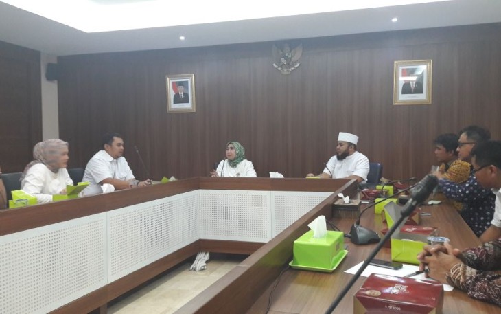 Walikota Helmi saat rakor bersama Kementerian PUPR, Dinas PU Pemprov, dan BUMN PT Pelabuhan Indonesia (Pelindo) II Persero, Kamis (12/10/2017). 