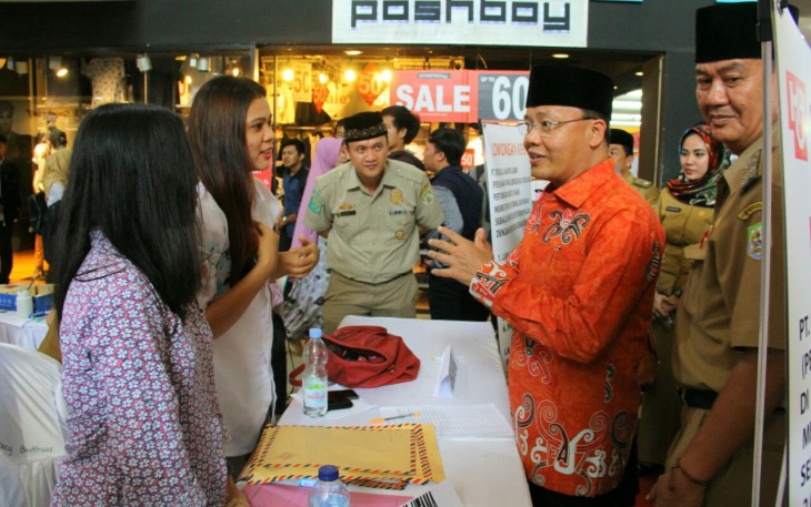 Job Fair 2017 dibuka Plt Gubernur Rohidin Mersyah, di Bencoolen Mall