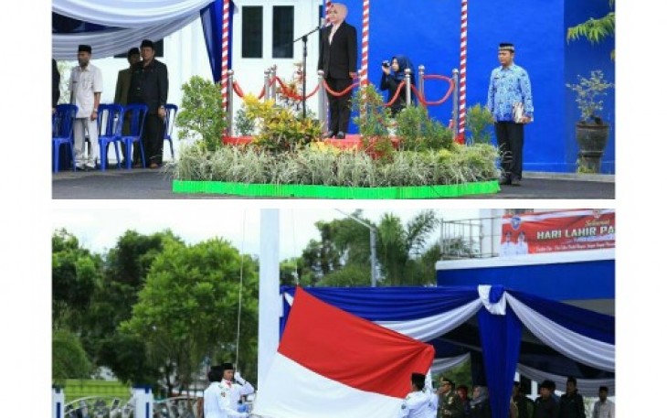 Pemerintah Kota Bengkulu melaksanakan upacara peringatan hari Pancasila