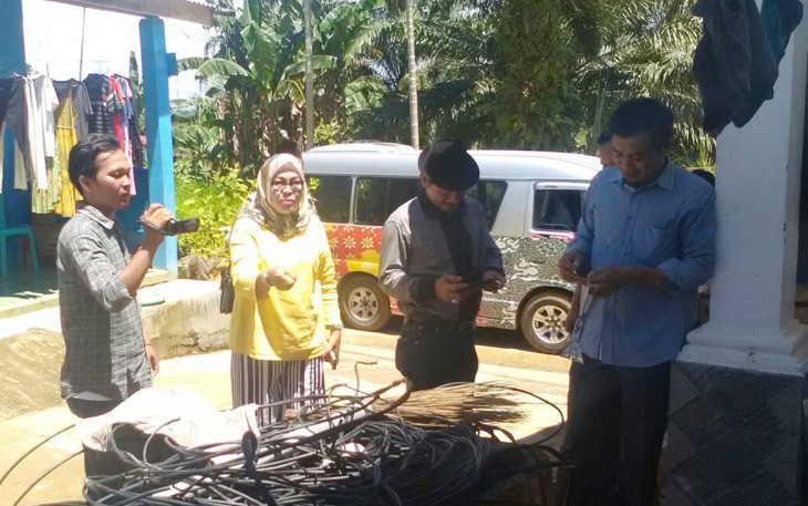 Sidak Proyek LPJU Komisi II DPRD Kota Bengkulu