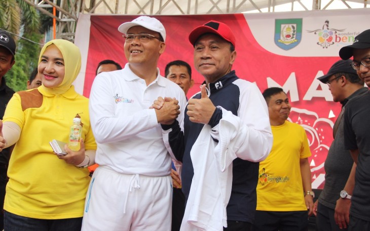 Launching Semarak Kopi Bengkulu, Plt Gubernur bersama Zulkifli Hasan