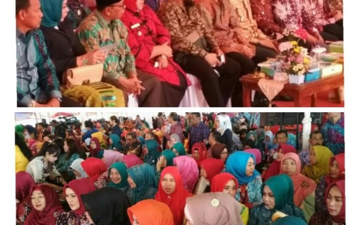 Walikota Bengkulu saat menghadiri Harganas 2017 di Lampung