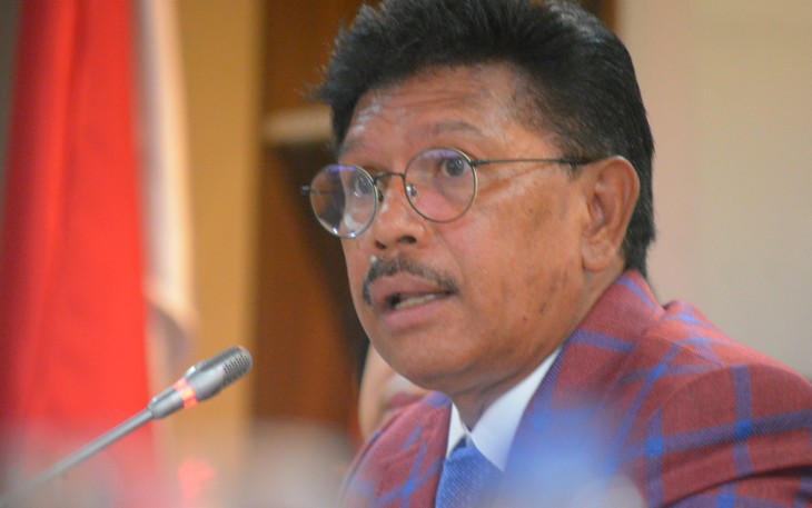 Ketua Fraksi Partai NasDem Johnny G Plate 