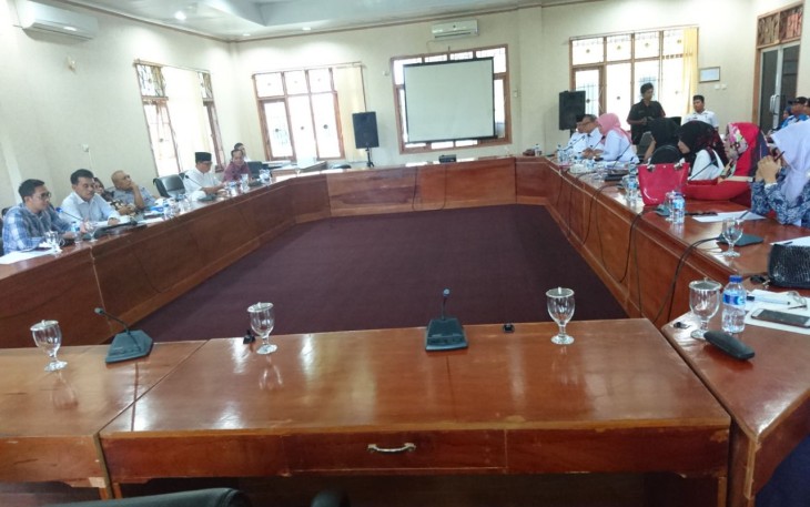 Hearing Dewan Kota Bengkulu dengan Disdikbud Kota Bengkulu, Rabu (28/02/2018)