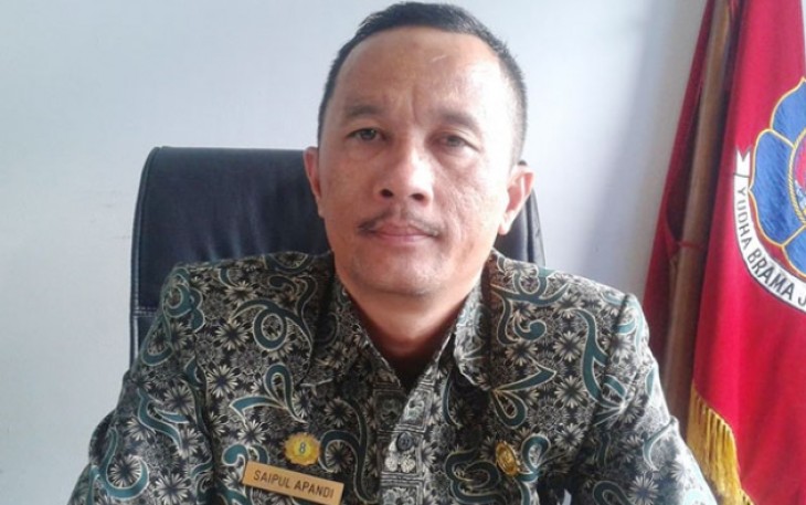 Kepala Dinas PBK Kota Bengkulu Saipul Apandi 