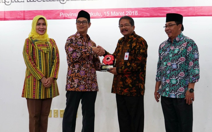 Asisten III Setda Provinsi Bengkulu Gotri Suyanto Dan Perpustakaan Nasional RI Pustakawan Ahli Utama T Syamsul Bahri