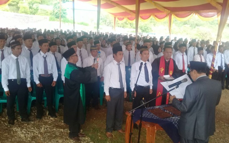 Pelantikan 45 PPK dan 585 PPS