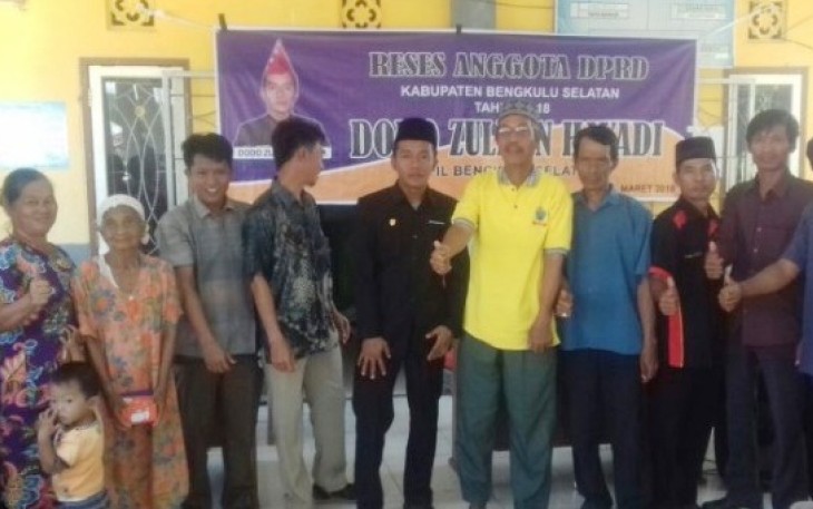 Dodo Zulkan Hadi Tampung Aspirasi Rakyat