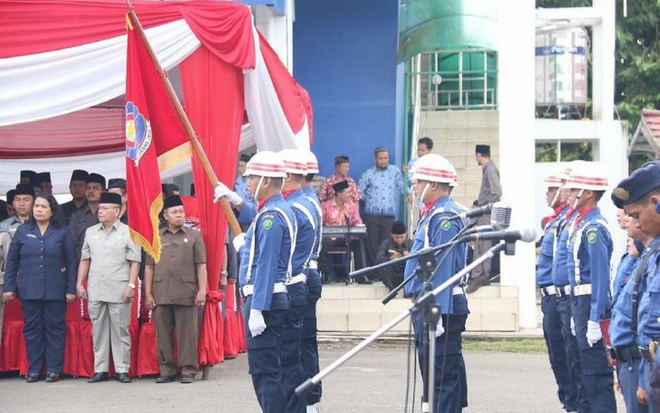 Peringatan HUT Damkar ke-99 digelar di Lapangan Kantor Wali Kota Bengkulu