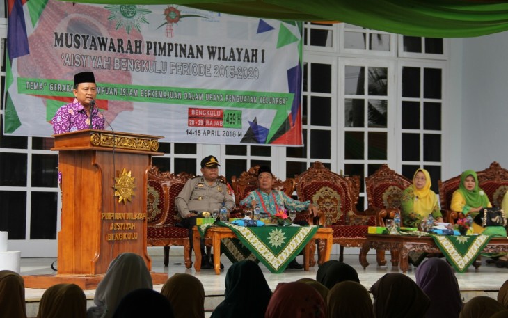 Asisten I Setda Provinsi Bengkulu Hamka Sabri membuka Musyawarah Pimpinan Wilayah ke-1 Pimpinan Wilayah Aisyiyah.