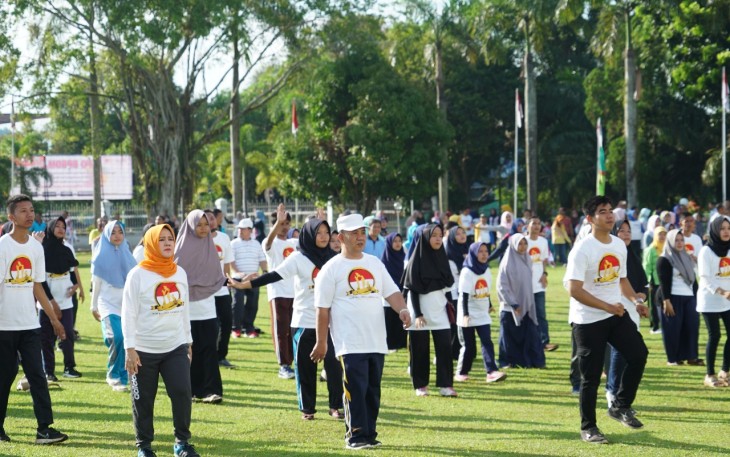 Memperingati Hari Keluarga Nasional (Harganas) ke 25 yang jatuh pada tanggal 29 Juni 2018.