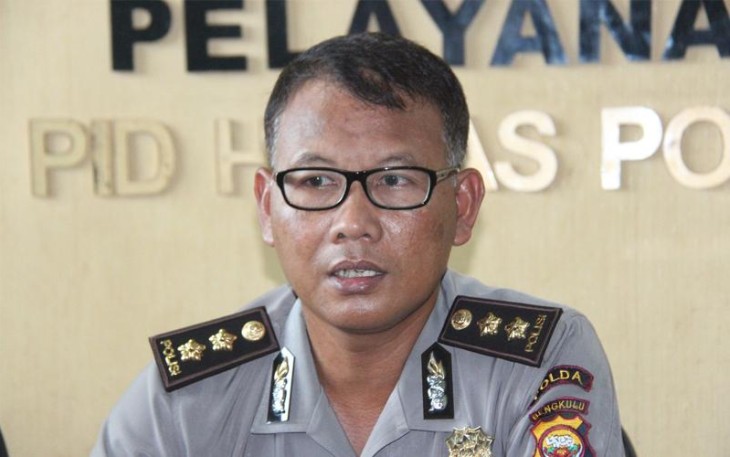 Kepala Bidang Hubungan Masyarakat (Kabid Humas) Polda Bengkulu Ajun Komisaris Besar Polisi (AKBP) Sudarno S Sos