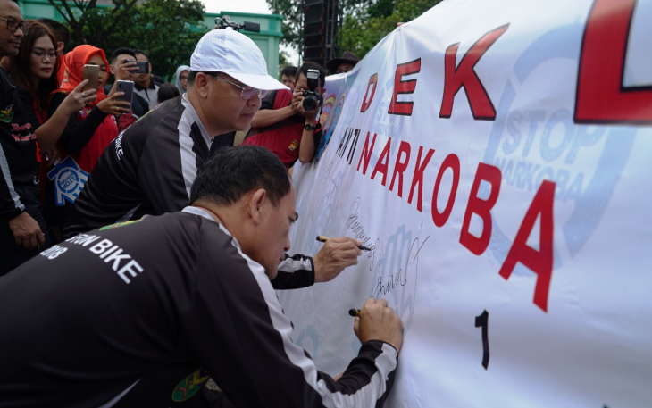 Plt Gub Hadiri Peringatan Hari Anti Narkoba Internasional 2018
