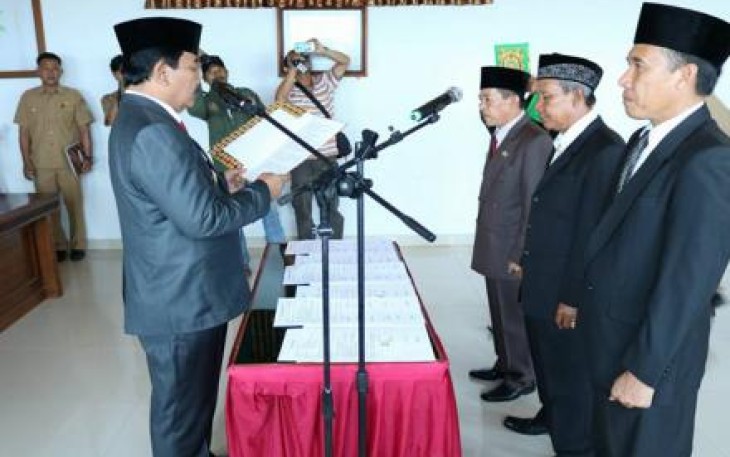 Pelantikan Pejabat Tinggi Pratama Kabupaten Seluma