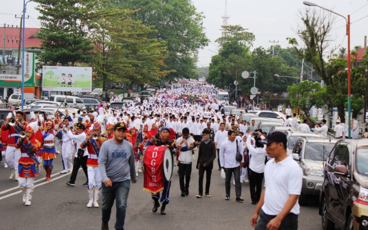 Pawai tahun baru hijriah.