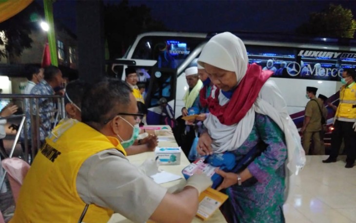 Jemaah Haji Provinsi Bengkulu Kloter 7 tiba di Bengkulu