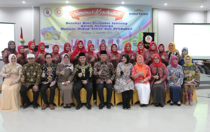 Seminar Kesehatan, di hotel kawasan Pantai Panjang Bengkulu, Sabtu (22/9/2018).