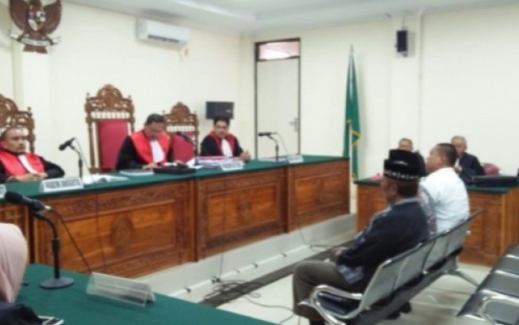 Sidang vonis terdakwa di PN Tipikor Bengkulu