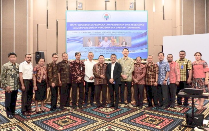 Kemendes PDTT Samsul Widodo membuka acara Rapat Koordinasi Peningkatan Pendidikan dan Kesehatan dalam Percepatan Pengentasan Daerah Tertinggal