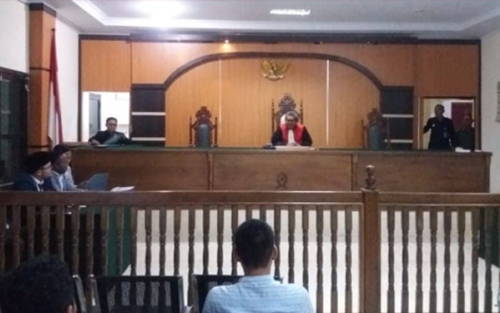 Sidang Perdana Praperadilan Husni Thamrin di PN Tais