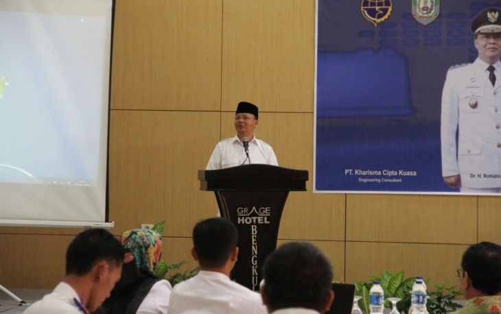 Plt. Gubernur Bengkulu Rohidin Mersyah membuka Focus Group Discussion Tataran Transportasi Wilayah Provinsi Bengkulu.