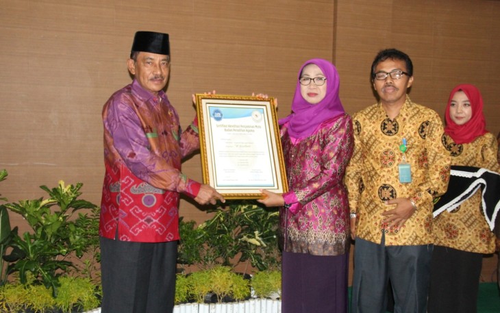 Pengadilan Tinggi Agama Bengkulu Raih peringkat A - Excellent dari Mahkamah Agung RI.