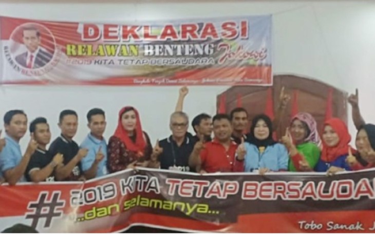 Deklarasi dukungan dari Benteng Jokowi di Bengkulu Tengah