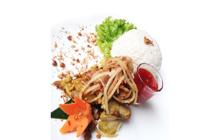 Ayam Bakar Pepaya Muda.