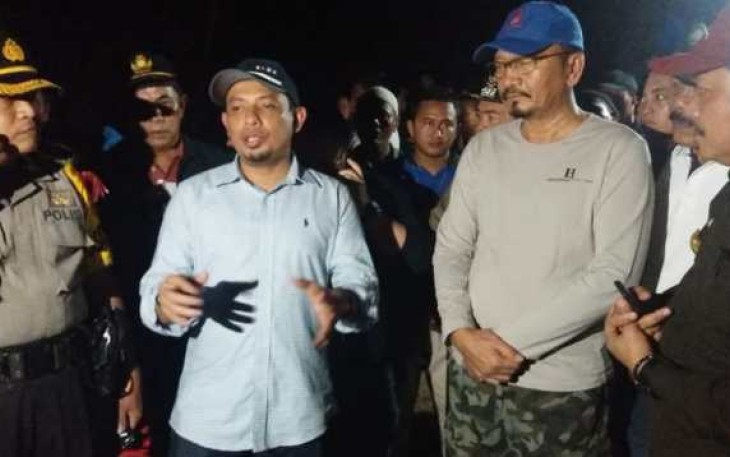 Wawali Dedy Wahyudi saat memimpin razia Warem