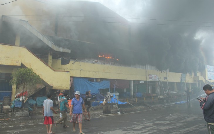 Kebakaran Pasar Tradisional Modern (PTM) Kota Bengkulu