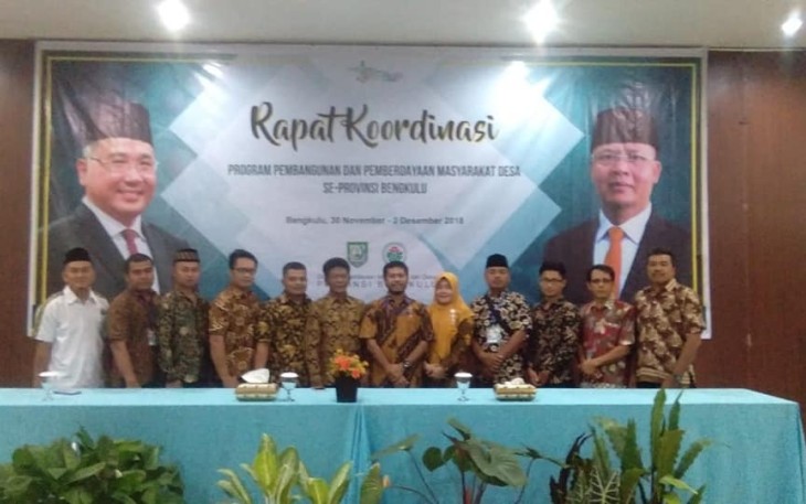Rakor P3MD se Provinsi Bengkulu