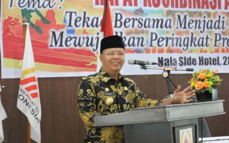 Gubernur Bengkulu Rohidin Mersyah 