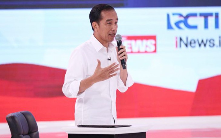 Jokowi di Debat Capres Kedua