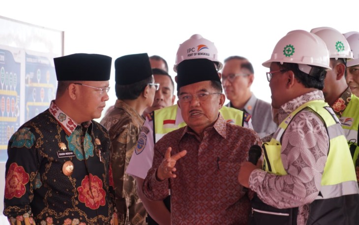 Wapres Kunjungi Pelindo II Pulau Baai.